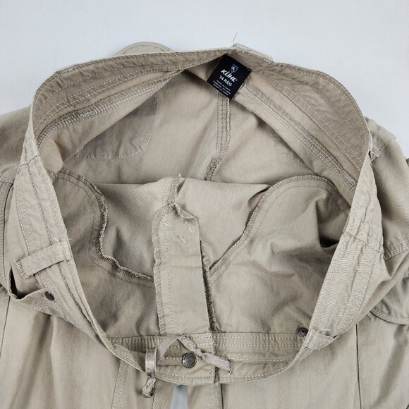 KUHL Pants Womens 14 Reg Beige Splash Roll Up Cargo Pants (36x31) 6065 - Picture 4 of 12